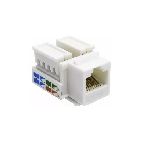 JACK RJ45 CAT6, BLANCO